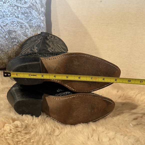 Laredo vintage snakeskin western cowboy boot - Picture 7 of 10
